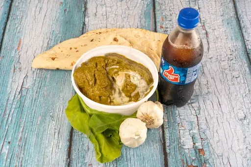 Palak Chicken With Roti Combo