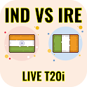 IND vs IRE Live Cricket Score