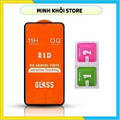 Kính Cường Lực Iphone Full Màn 21D - Tặng Kèm Giấy Lau