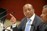 Patrice Motsepe speaks during his manifesto launch for his Caf presidency bid at Sandton Convention Centre on February 25 2021 in Johannesburg.