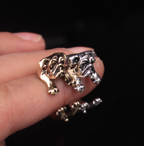 Title 6, Bague Bouledogue Français & Shar Pei – Accessoi...