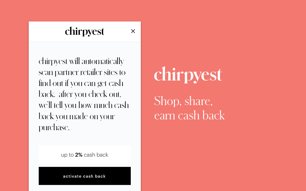 Chirpyest: Best Cash Back Shopping Preview image 3