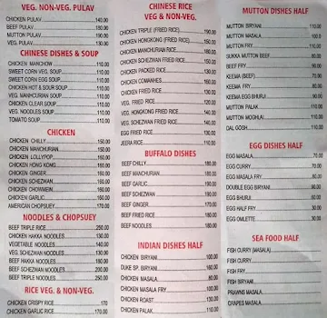 Duke menu 