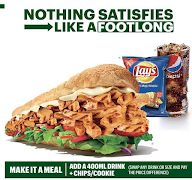 Subway menu 8