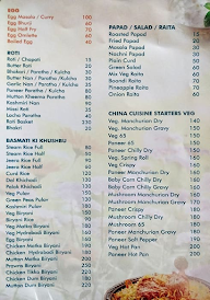 Hotel Nisarg Misal House menu 6