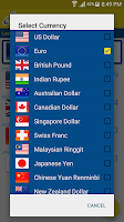 Currency Convertor Screenshot