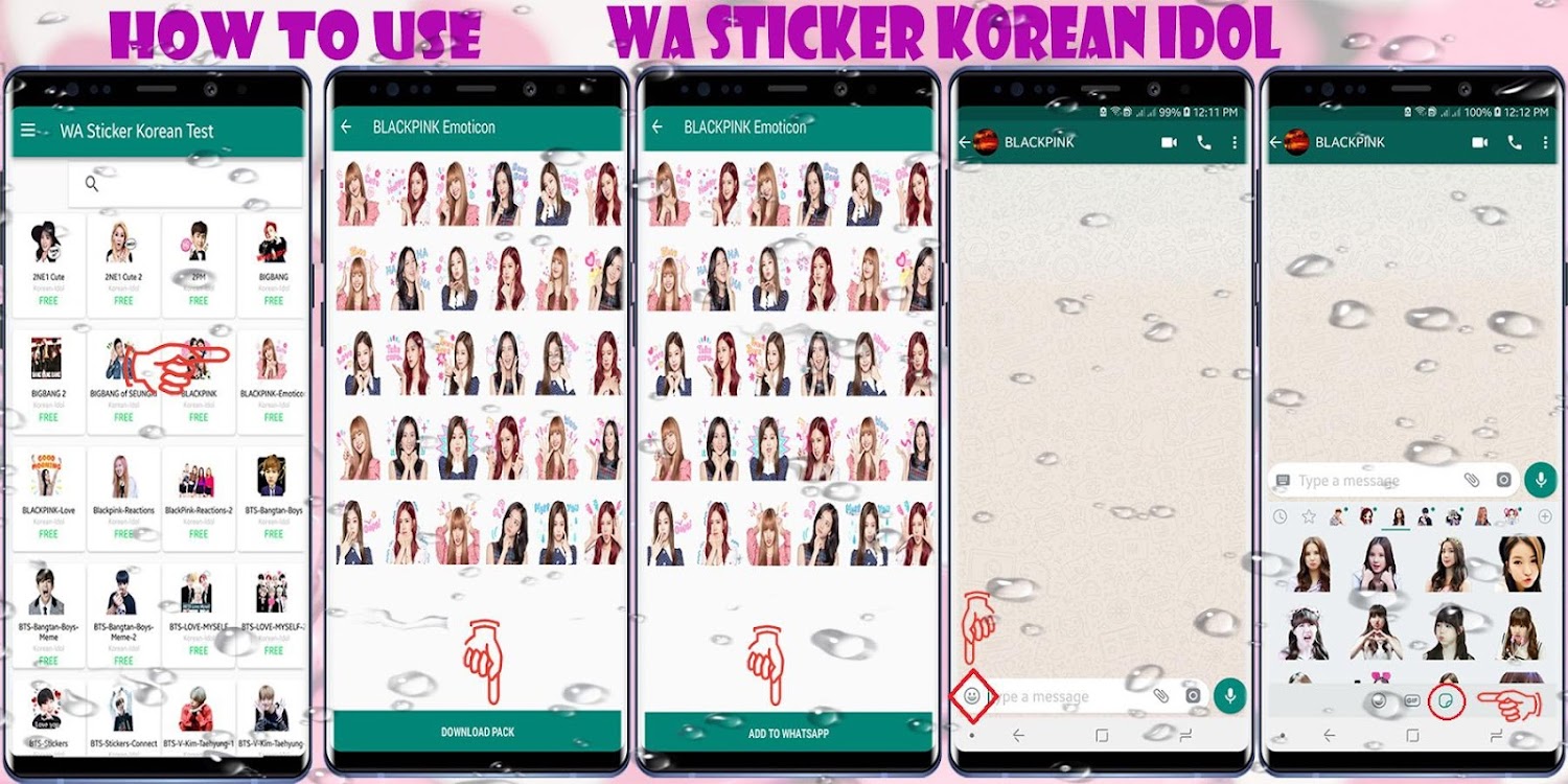 Wa Sticker Korean Idol Wastickerapps For Whatsapp Android Apps