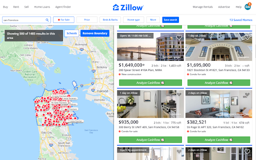 Cashflow Calculator for Zillow/Trulia/Redfin