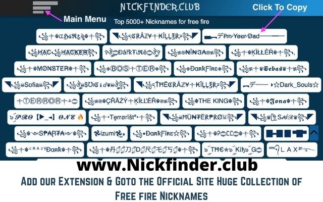 ▷Nickfinder.club꧁Booyah꧂free fire nicknames Preview image 3