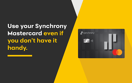 Synchrony Mastercard Browser Extension