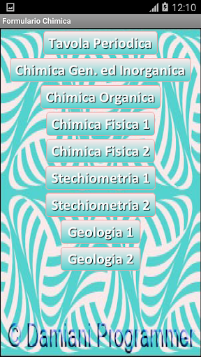 Formulario Chimica