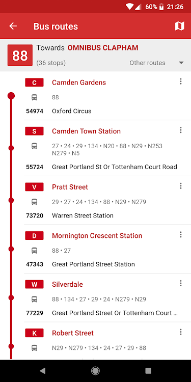 London Bus Tfl Journey Planner Probus Android Apps