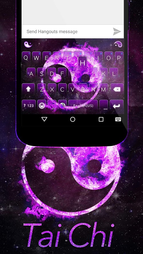Android application Tai Chi Emoji Kika Keyboard screenshort