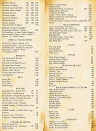 Jyoti Chinese Kitchen menu 1