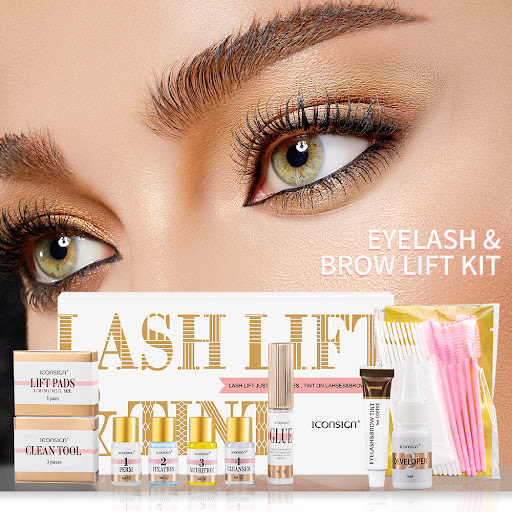 Title 1, ICONSIGN Lash Lift Eyebrow Dye Tint Kit, Lashes...