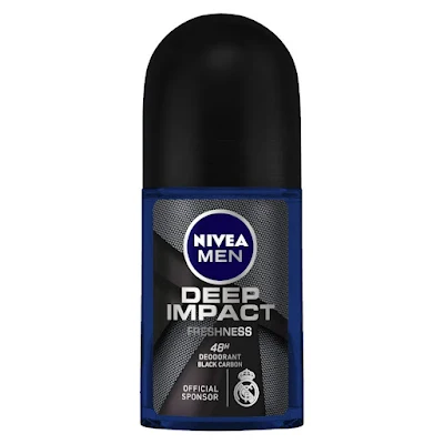 Nivea Men Deodorant Roll On Deep Impact Freshness - 50 ml