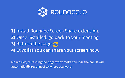 Roundee Screen share