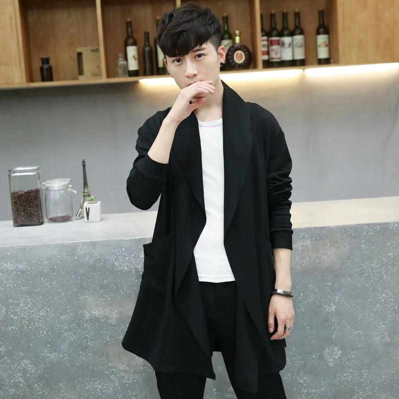 Abrigo tipo gabardina cárdigan de largo medio primavera y otoño perfecto para capas elegantes y confortables en climas cambiantes