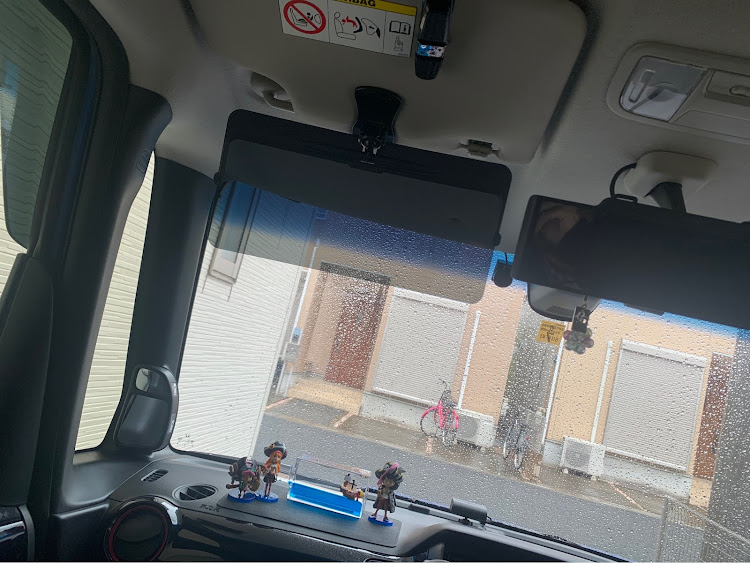 NボックスカスタムのJF1・後付けサンバイザー・HUDに関するカスタム事例の投稿画像1枚目