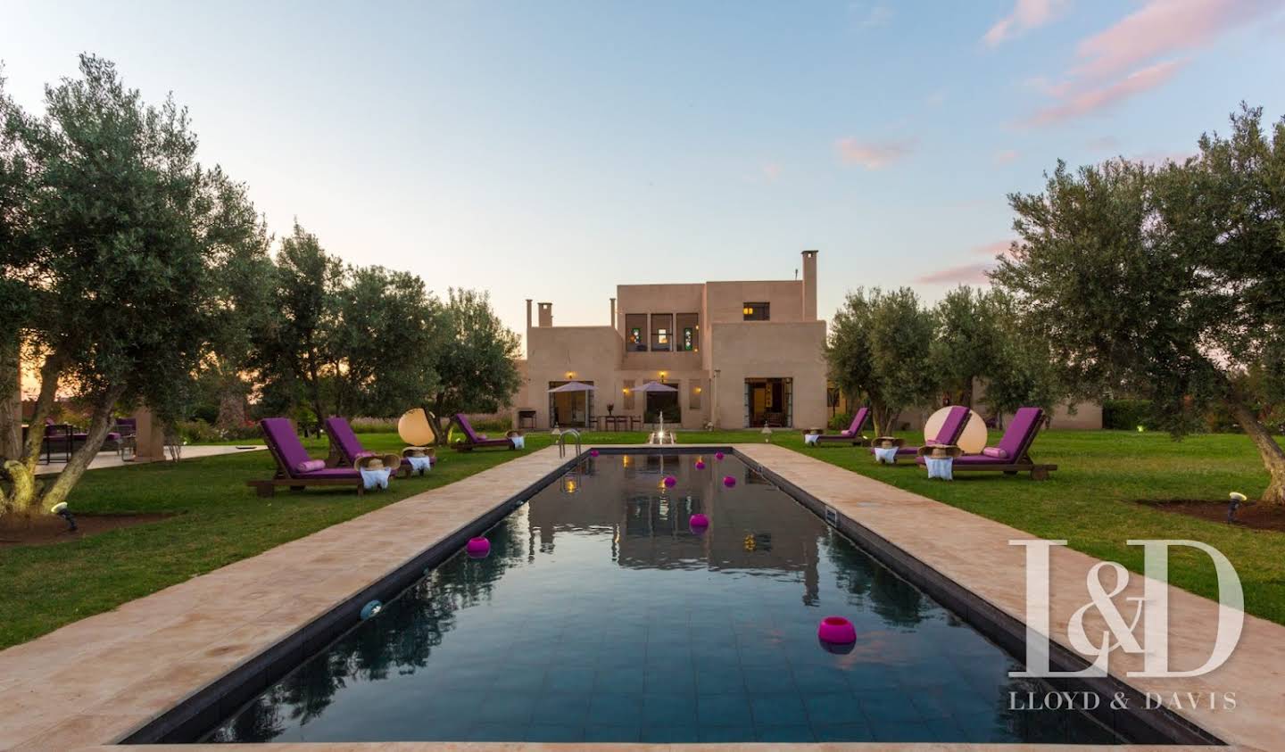 Villa avec piscine et terrasse Marrakech