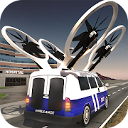 Flying Drone Ambulance  Icon