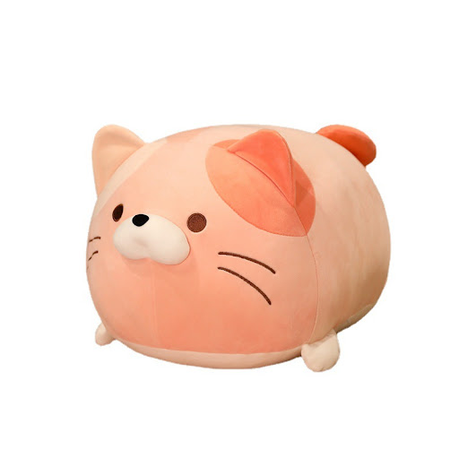 Title 4, Japanese Dumpling Cat Plush Toy Doll Cute Fat H...