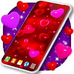 Cover Image of Download Love Live Wallpaper ❤️ 3D Hearts Free 5.2.0 APK