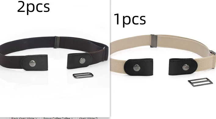 Nuevo Cinturón Invisible elástico Delgado cinturón Simple para perezosos
