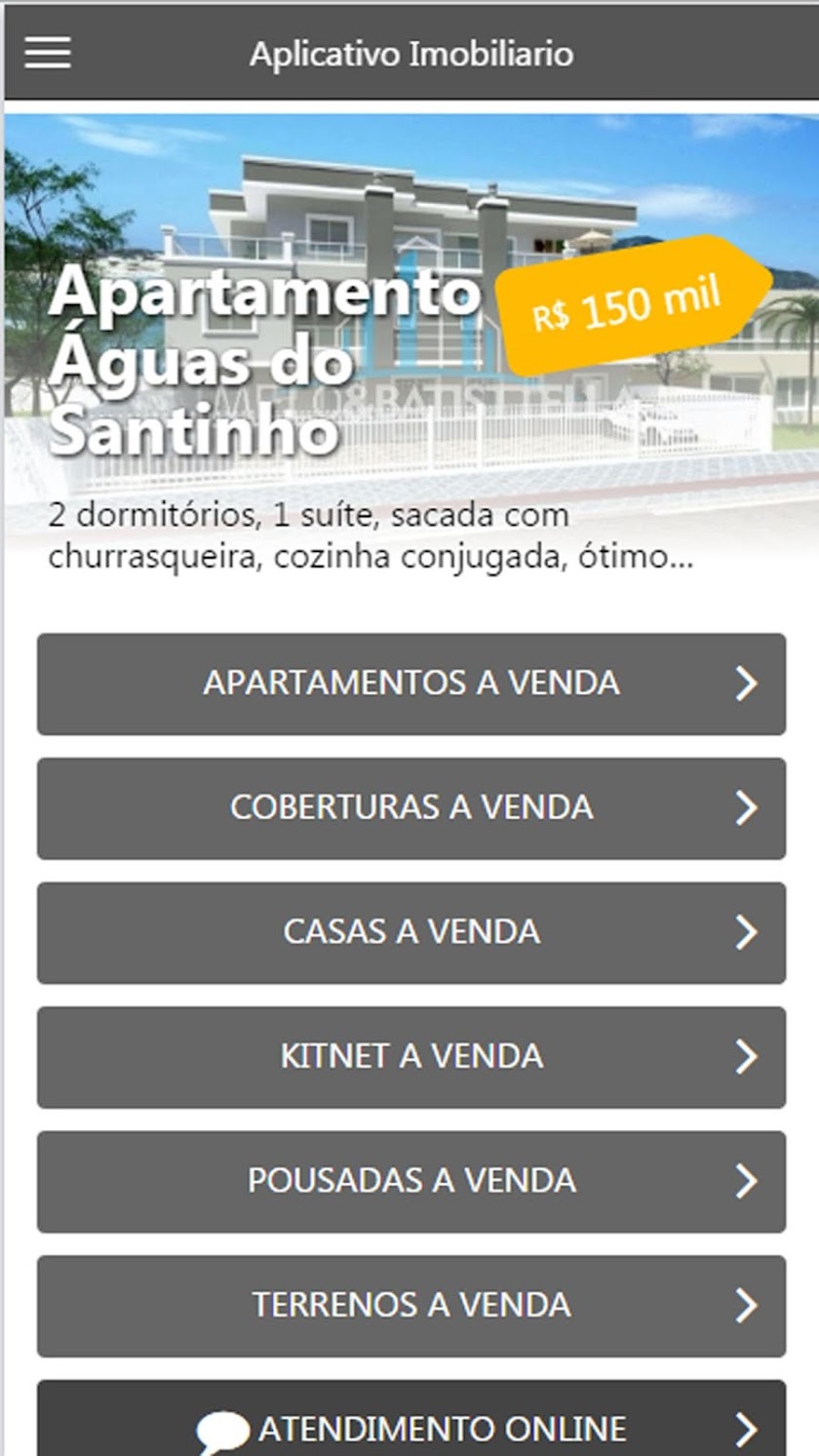 ImobApp Screen 1