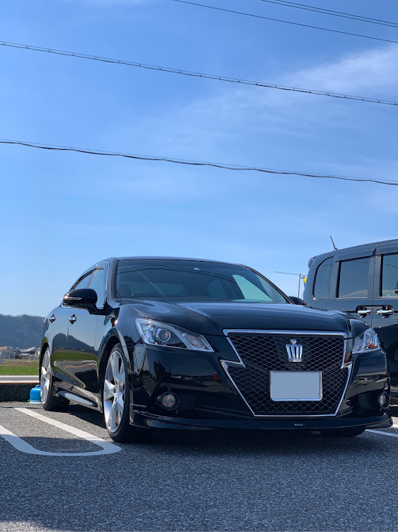 クラウンアスリートのホイールガリガリ・ダウンサス卒業・なつかしい写真・ホイールださい笑・滋賀県に関するカスタム事例の投稿画像3枚目