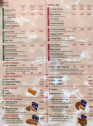 The Hangout V R Mall menu 2