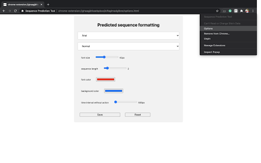 Sequence Prediction Tool