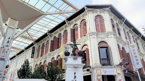 Peranakan Style Buildings in Singapore, Chinatown