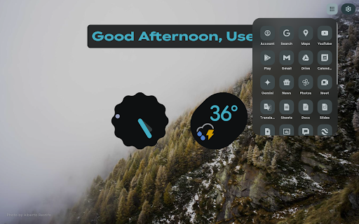 Material New Tab screenshot 2