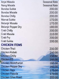 Karavali Beach menu 5