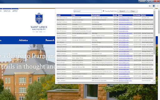 SLU People Finder