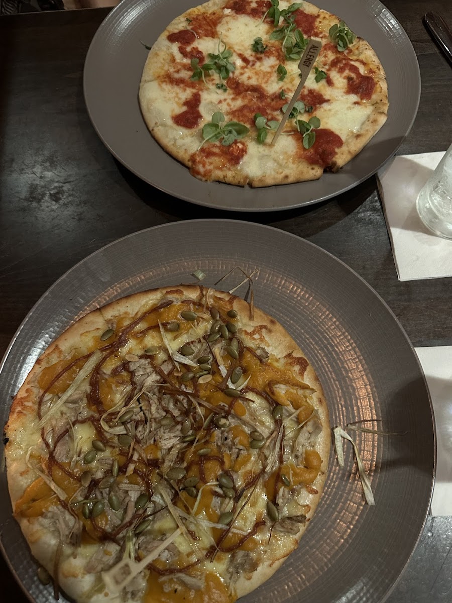 Margarita Flatbread & Autumn Chicken Flatbread