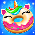 Cover Image of Скачать Unicorn Donut Maker: Dessert Cooking Mania 0.3 APK