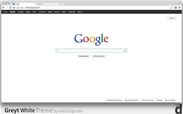 Greyt White Theme chrome extension