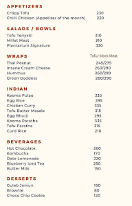 Plantarium Vegan Cafe menu 2