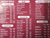 Gurudev Singh Dhaba menu 1