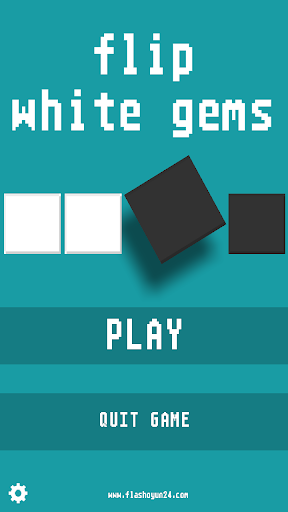 Flip White Gems Puzzle