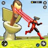 Toilet Monster Robot Car Game icon