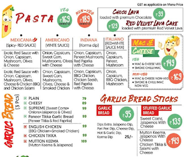 La Pino'z Pizza menu 