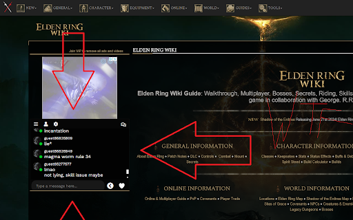 Fextralife Chat Fix