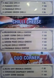 Coal Dosa 99 menu 3