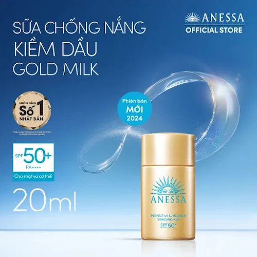 Sữa chống nắng dưỡng da bảo vệ hoàn hảo Anessa SPF50+ PA++++ 20ml