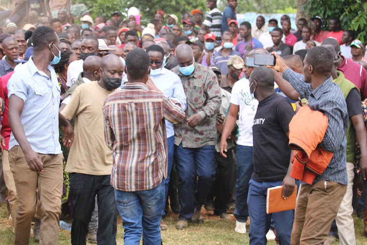 Vihiga Senator George Khaniri in Shamakhokho