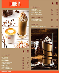 Barista Coffee menu 3