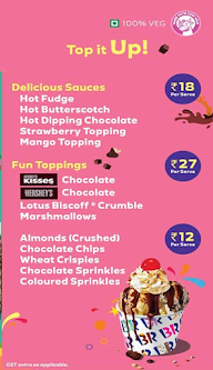 Gourmet Ice cream Cakes by Baskin Robbins menu 6